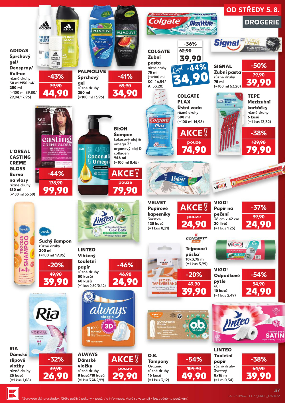 Leták Kaufland leták Praha 8 - Libeň - strana 37