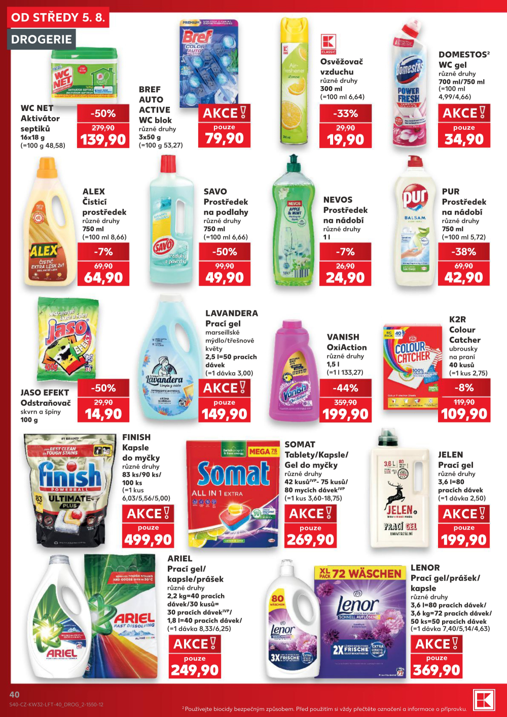 Leták Kaufland leták Praha 8 - Libeň - strana 40