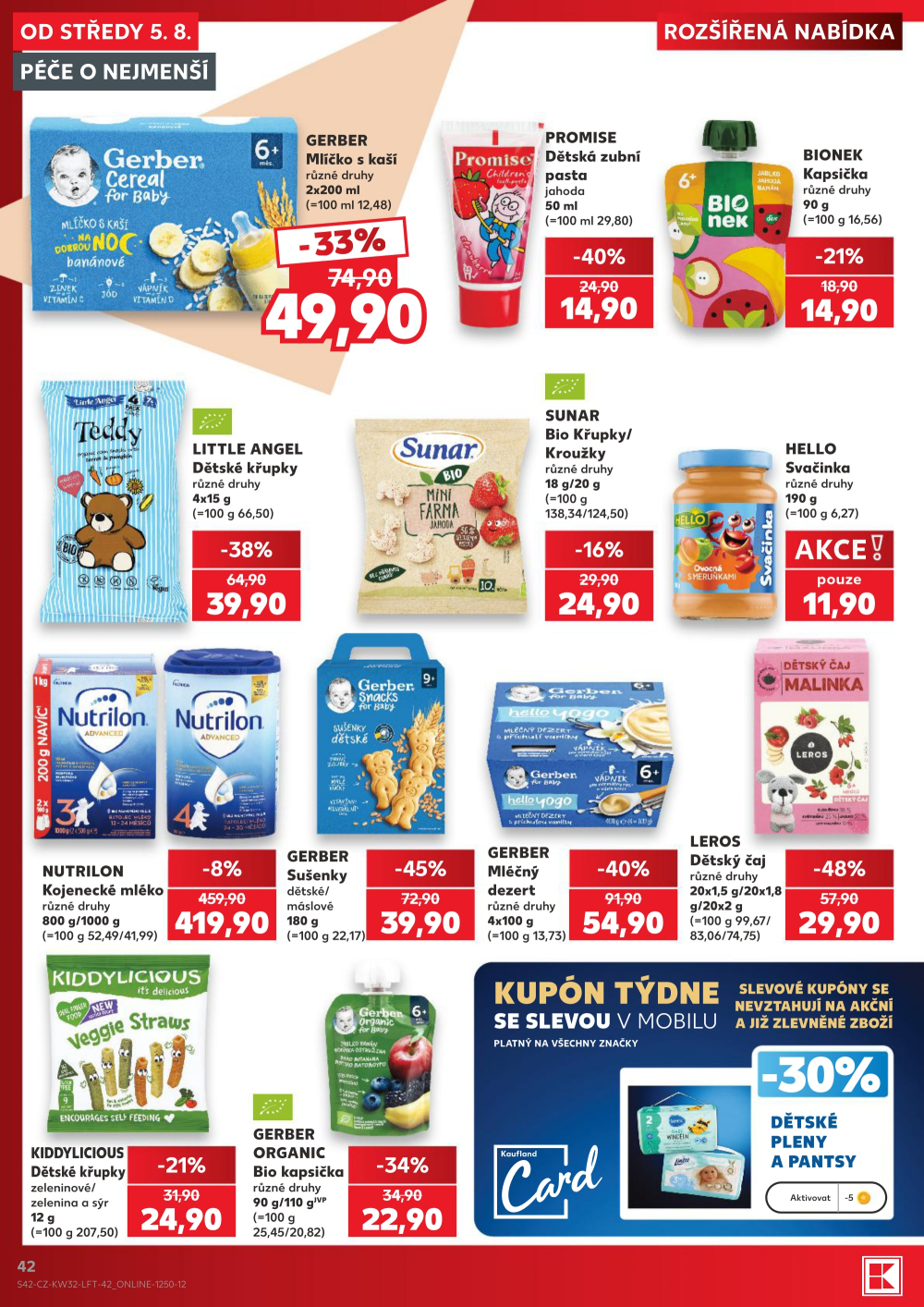 Leták Kaufland leták Praha 8 - Libeň - strana 42