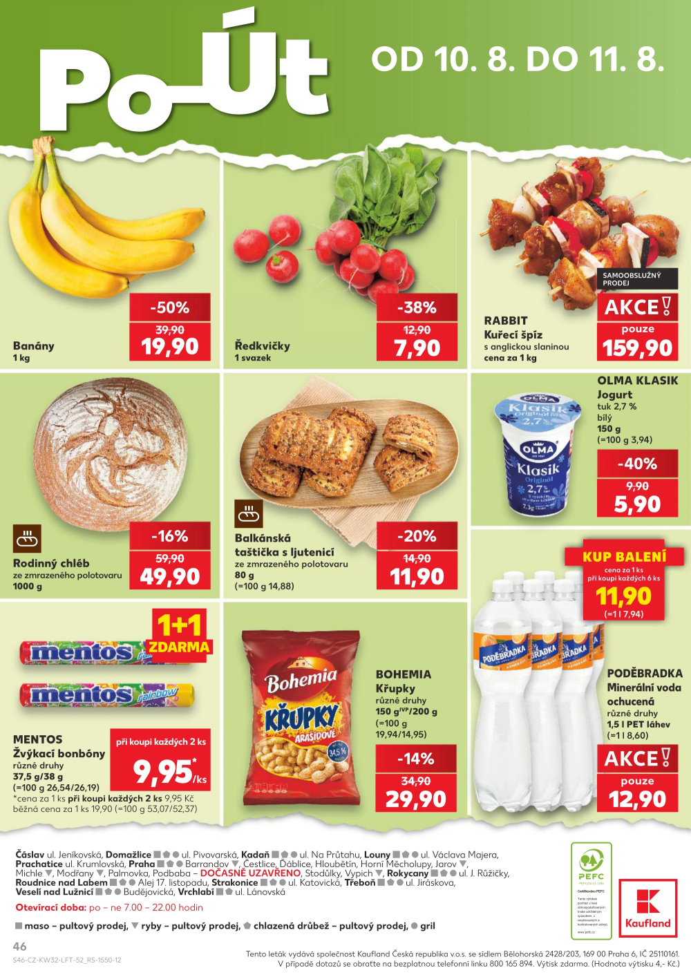 Leták Kaufland leták Praha 8 - Libeň - strana 46
