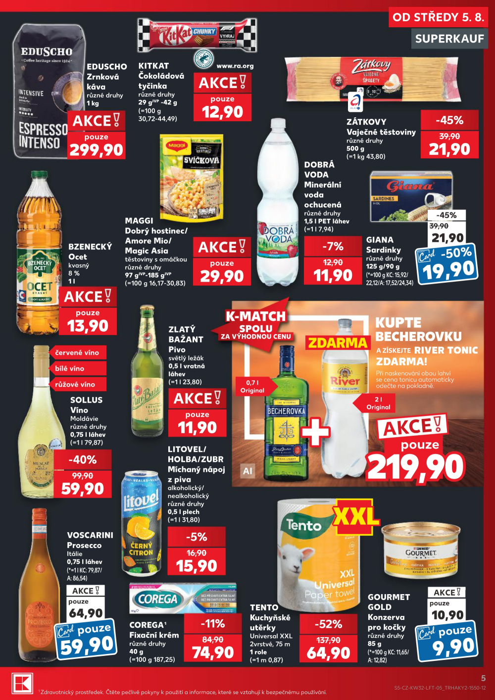 Leták Kaufland leták Praha 8 - Libeň - strana 5