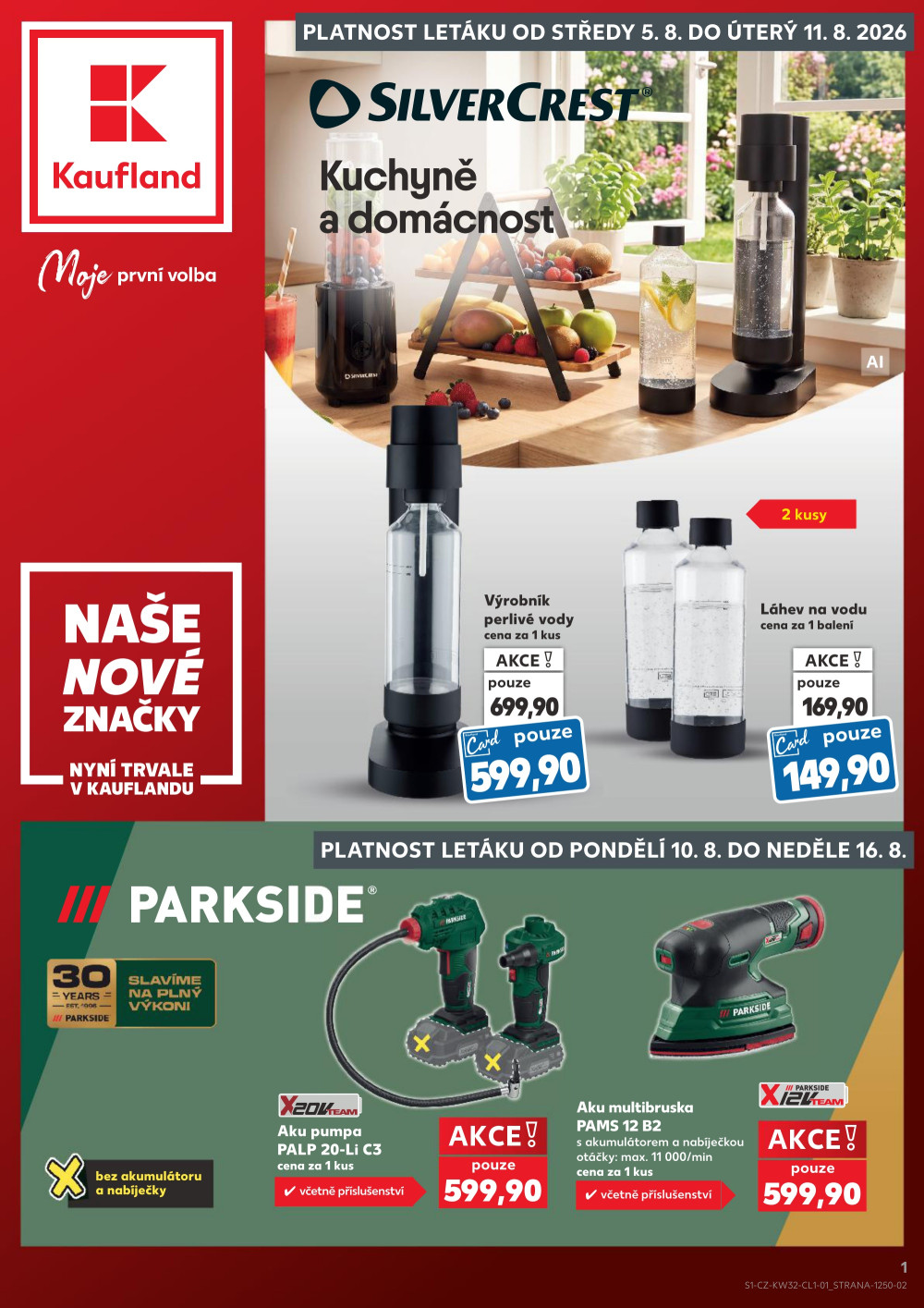Leták Kaufland leták - Spotřební zboží - strana 1