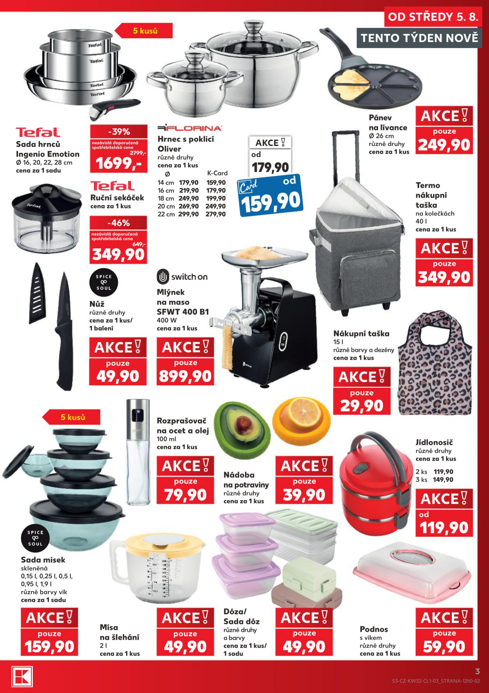 Leták Kaufland leták - Spotřební zboží - strana 3