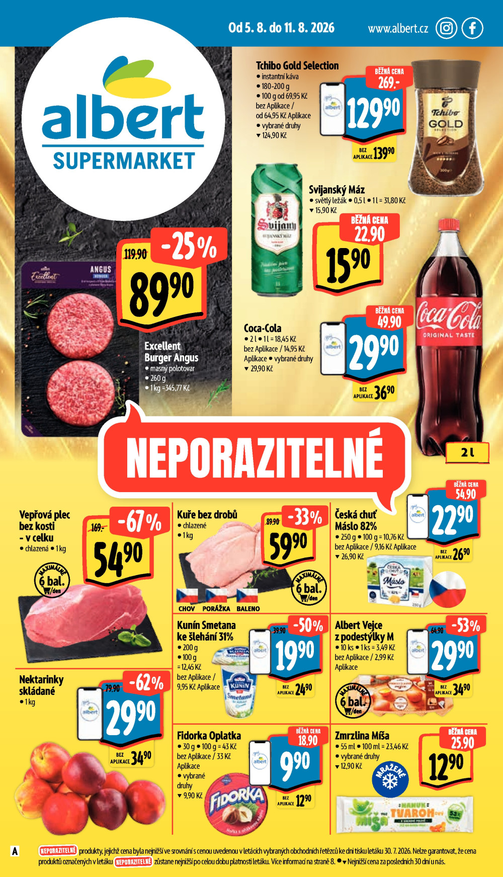 Leták Albert Supermarket leták - strana 1
