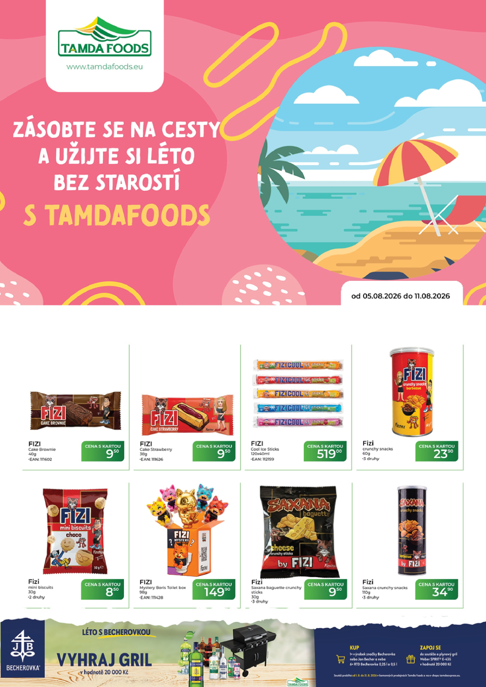 Leták TAMDA FOODS leták - strana 1