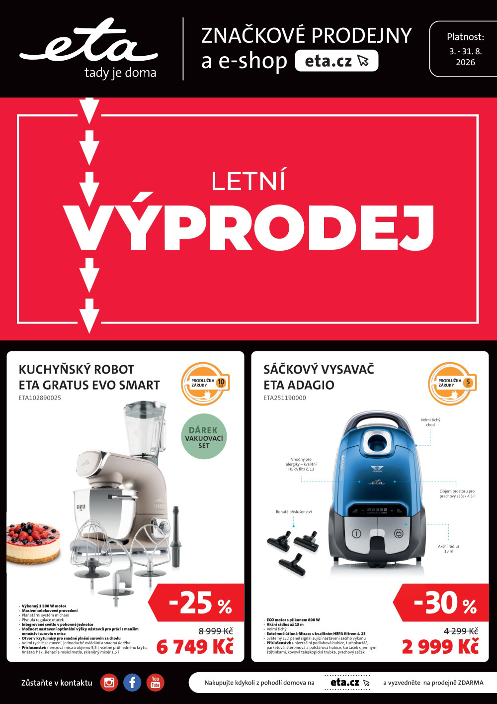 Leták Eta leták - Letní výprodej - strana 1