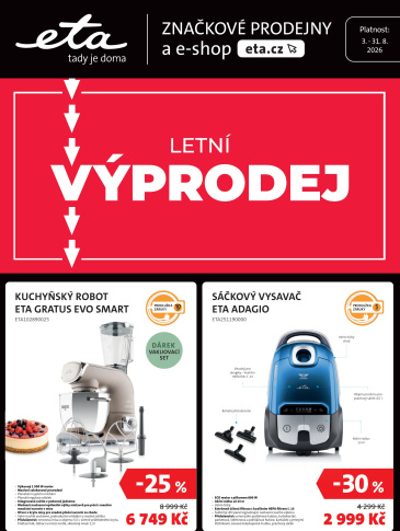 Eta leták - Letní výprodej