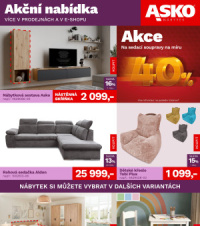 Akční leták ASKO nábytek  - Akční nabídka