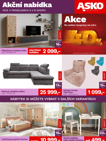 ASKO nábytek leták - Akční nabídka