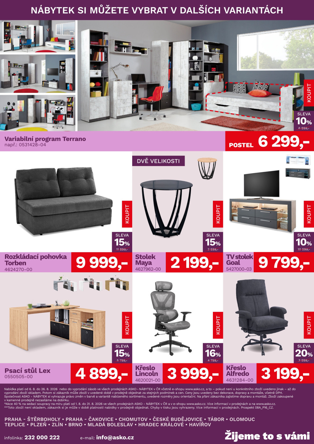 Leták ASKO nábytek leták - Akční nabídka - strana 4