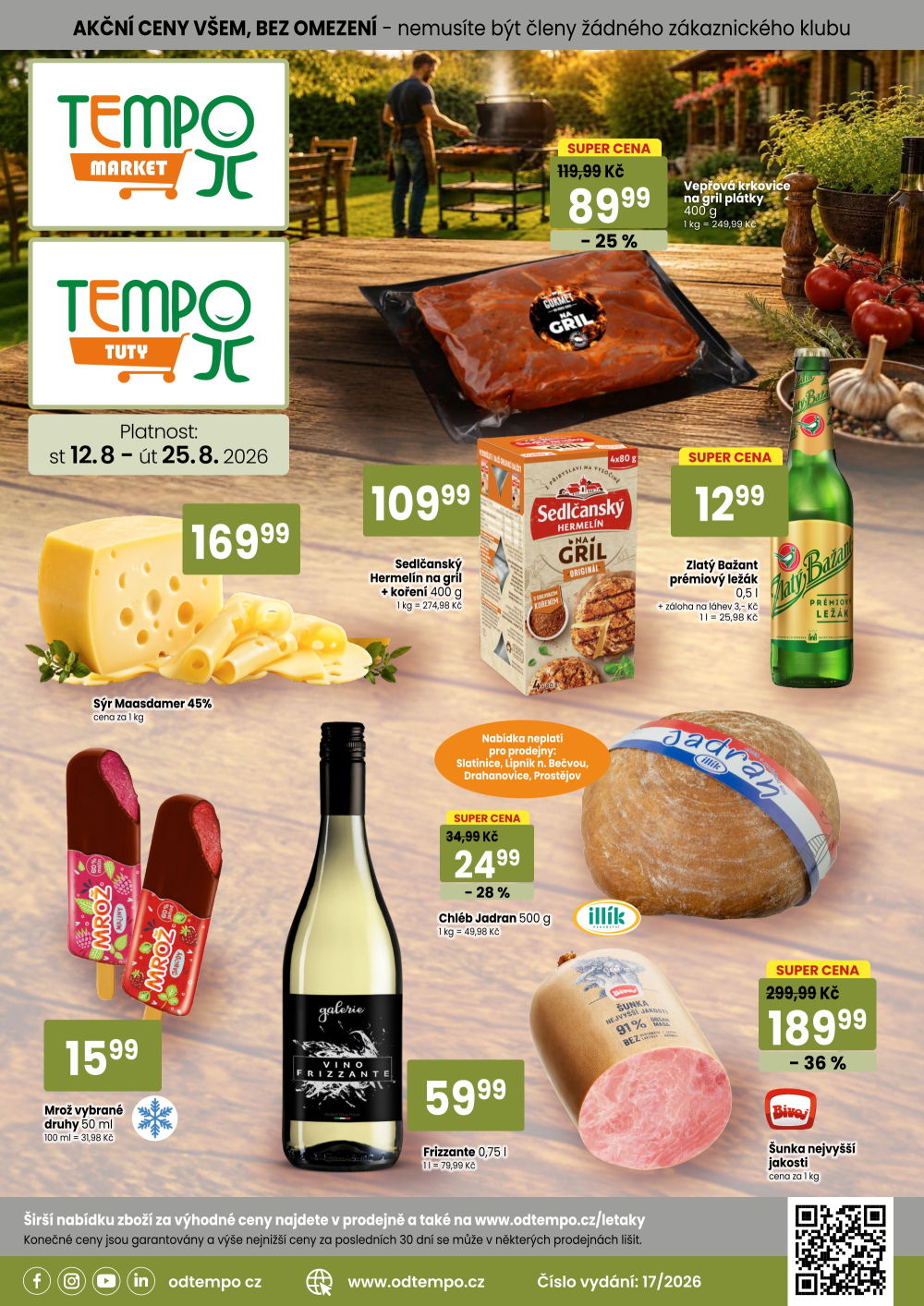 Leták TEMPO leták - strana 1