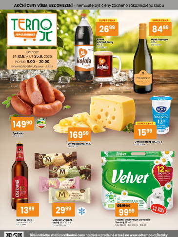 TEMPO leták - Terno Opava - Jaktář
