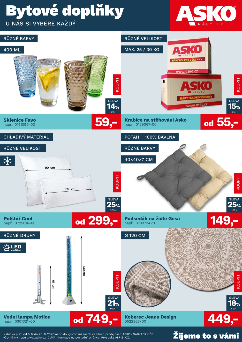 Leták ASKO nábytek leták - Bytové doplňky - strana 1