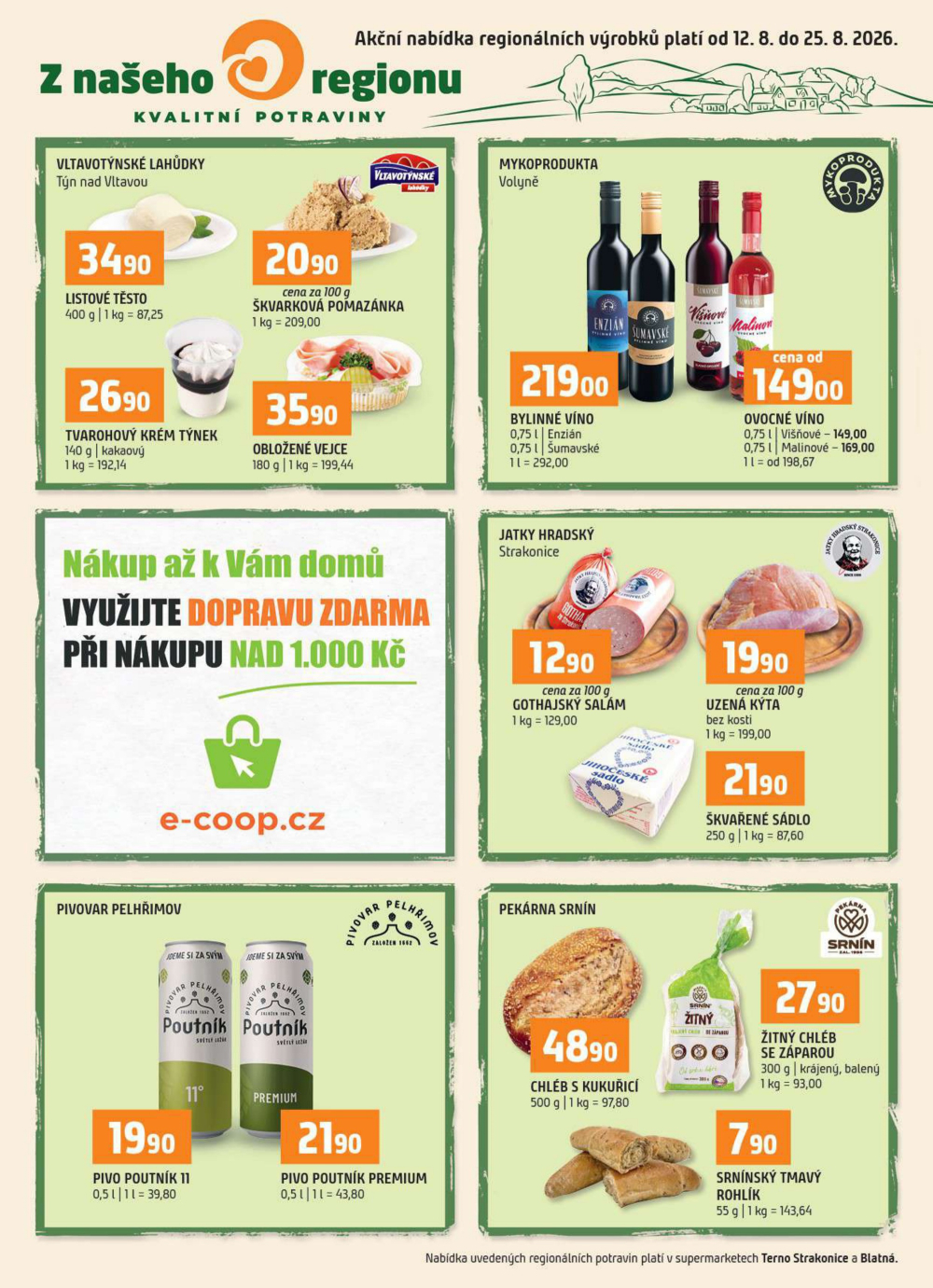 Leták Terno leták - Strakonice, Blatná - strana 16