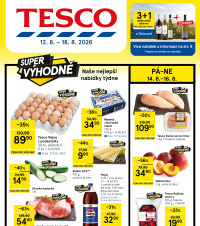 Akční leták Tesco hypermarket 
