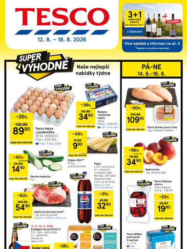 Tesco hypermarket leták