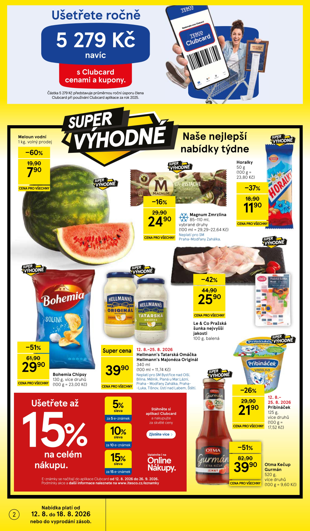 Leták Tesco supermarket leták - strana 2