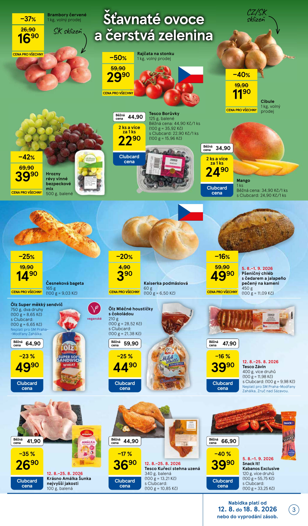 Leták Tesco supermarket leták - strana 3