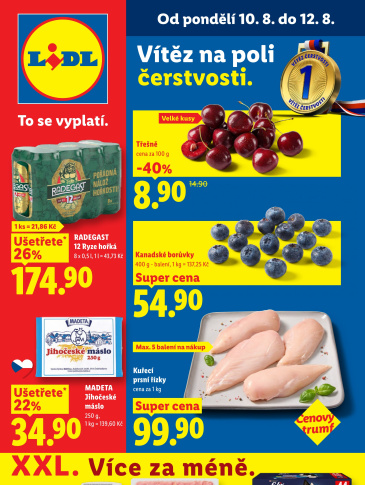 Lidl leták od pondělí