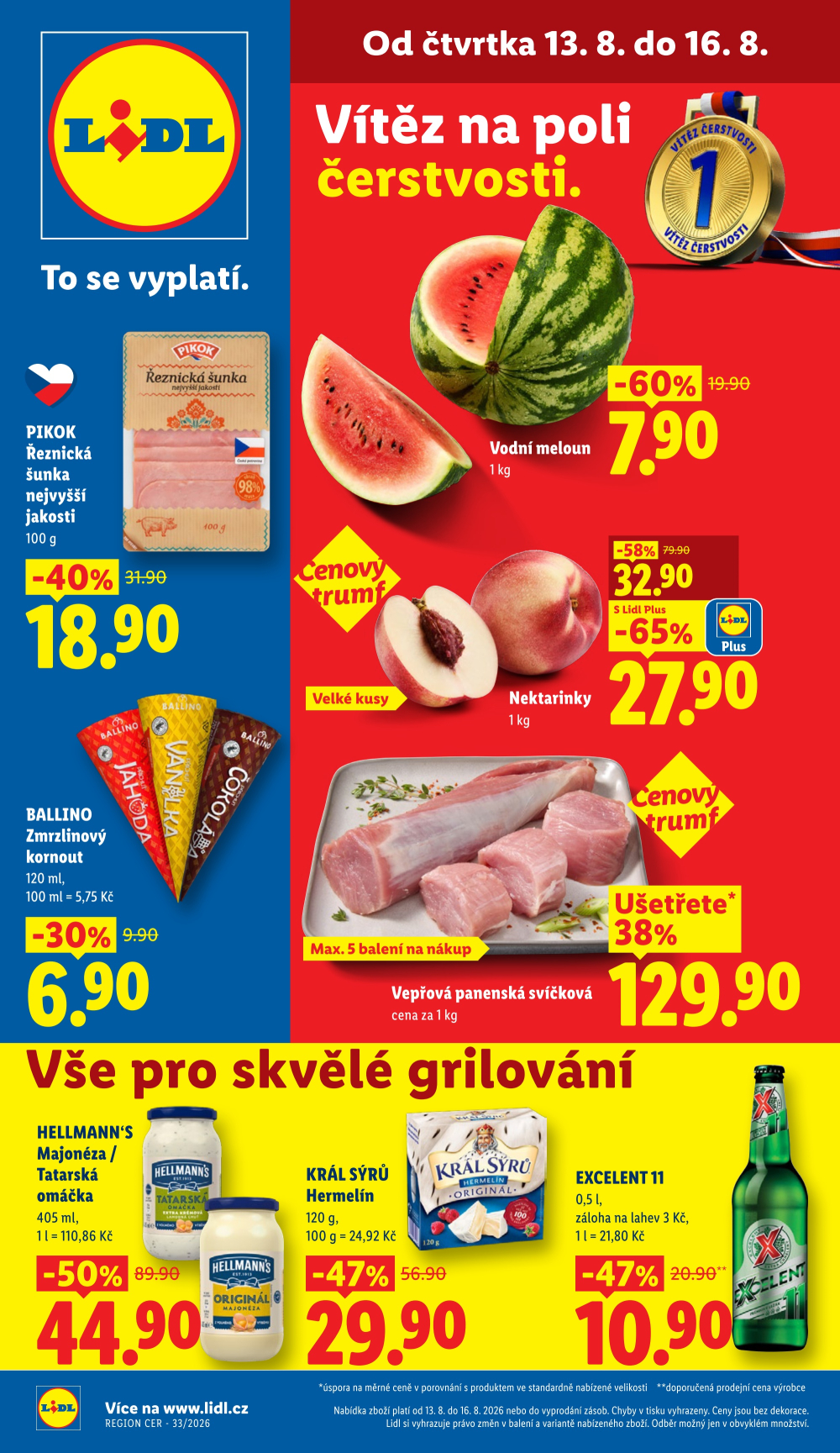 Leták Lidl leták od čtvrtka - strana 1