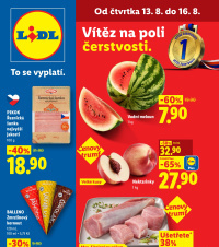 Akční leták Lidl  od čtvrtka