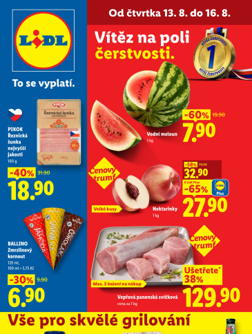 Lidl leták od čtvrtka