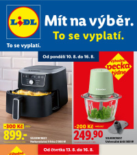 Akční leták Lidl  - Nabídka spotřebního zboží