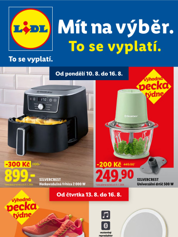 Lidl leták - Nabídka spotřebního zboží