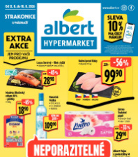 Akční leták Albert Hypermarket  - Strakonice, U Nádraží