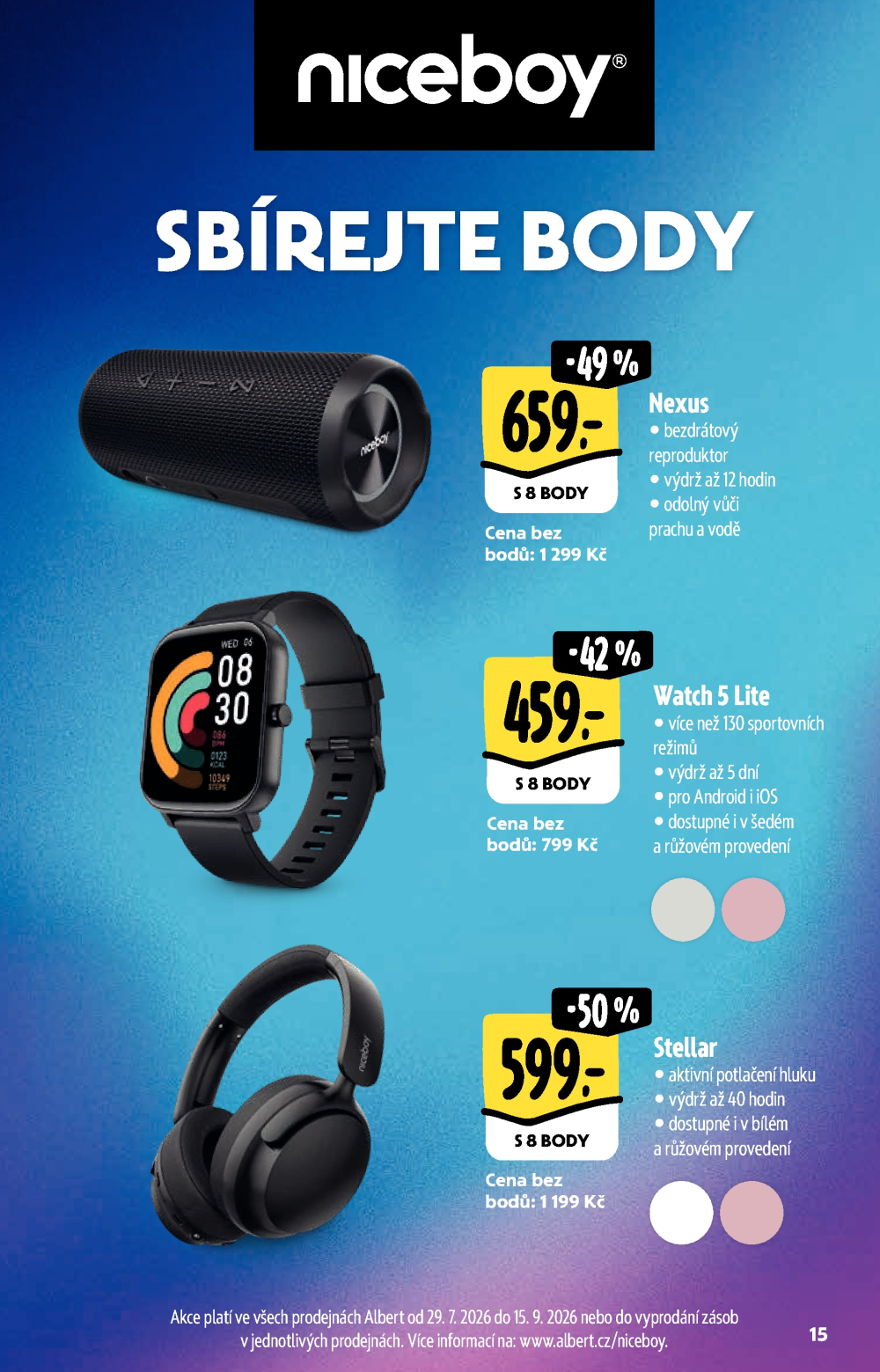 Leták Albert Hypermarket - Do školy - strana 15