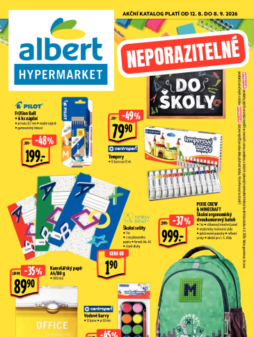 Albert Hypermarket - Do školy