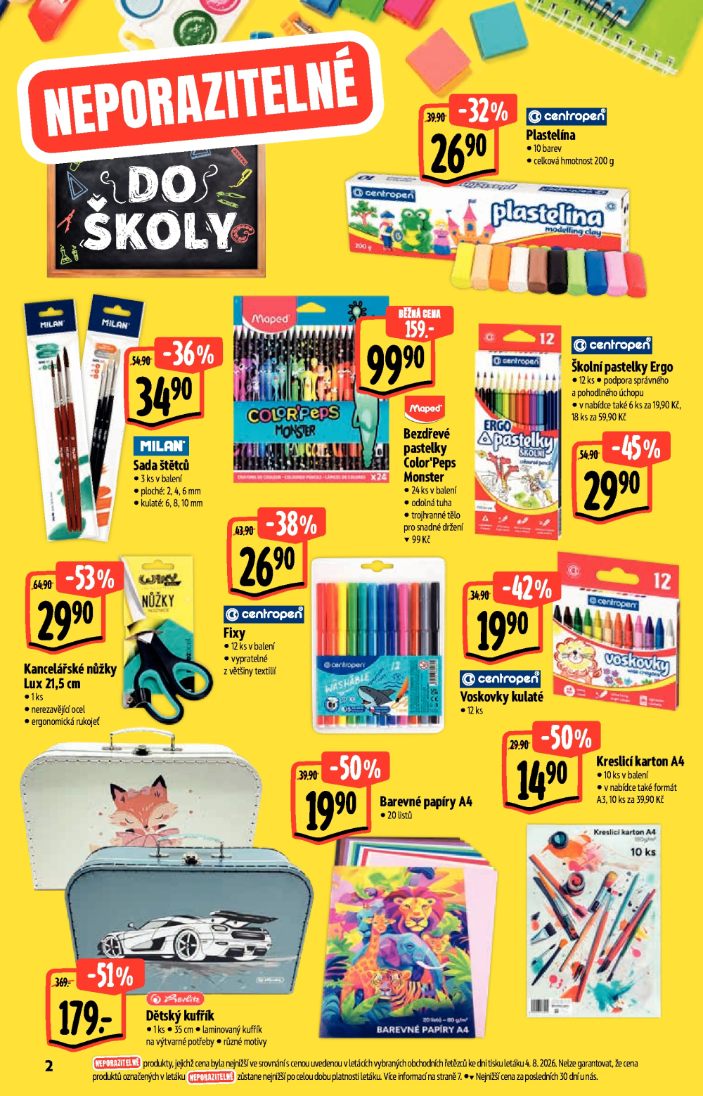 Leták Albert Hypermarket - Do školy - strana 2
