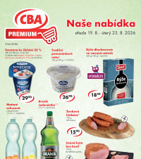 Akční leták CBA Premium 