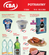 Akční leták CBA Potraviny 