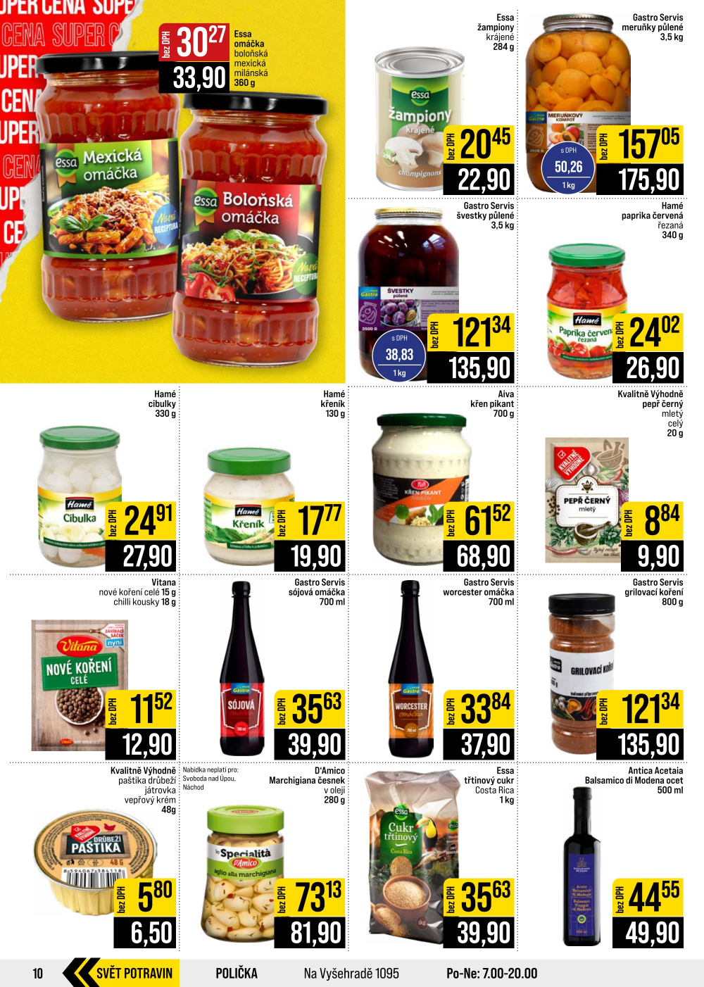 Leták JIP leták CC Cash & Carry - České Budějovice, Most, Náchod, Svoboda nad Úpou, Sušice - strana 10
