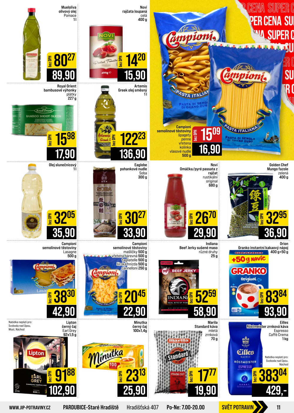 Leták JIP leták CC Cash & Carry - České Budějovice, Most, Náchod, Svoboda nad Úpou, Sušice - strana 11