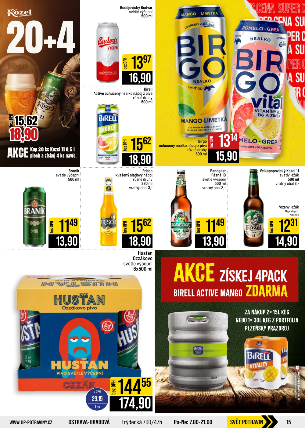 Leták JIP leták CC Cash & Carry - České Budějovice, Most, Náchod, Svoboda nad Úpou, Sušice - strana 15