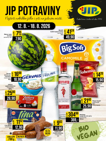 JIP leták CC Cash & Carry - České Budějovice, Most, Náchod, Svoboda nad Úpou, Sušice