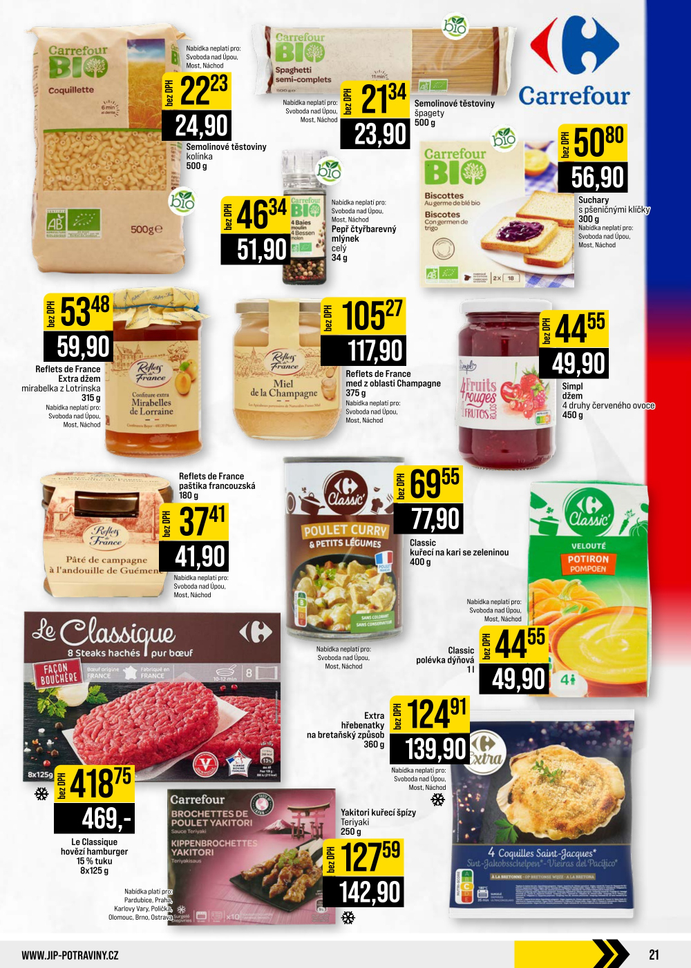 Leták JIP leták CC Cash & Carry - České Budějovice, Most, Náchod, Svoboda nad Úpou, Sušice - strana 21