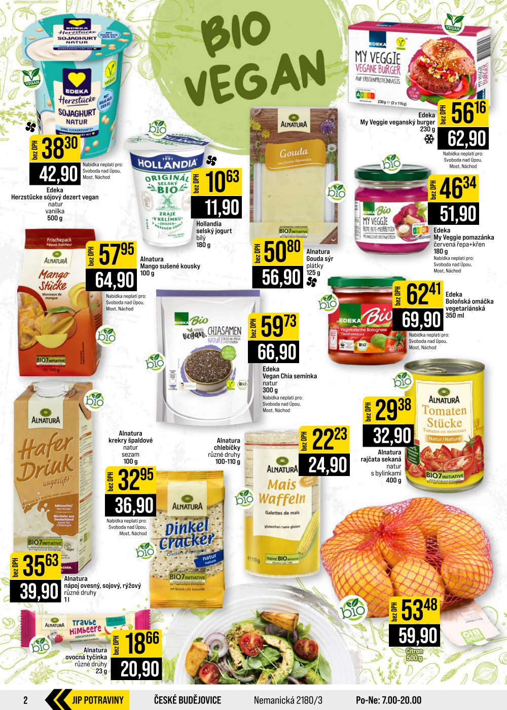 Leták JIP leták CC Cash & Carry - České Budějovice, Most, Náchod, Svoboda nad Úpou, Sušice - strana 2
