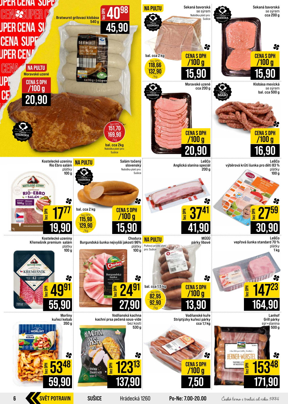 Leták JIP leták CC Cash & Carry - České Budějovice, Most, Náchod, Svoboda nad Úpou, Sušice - strana 6