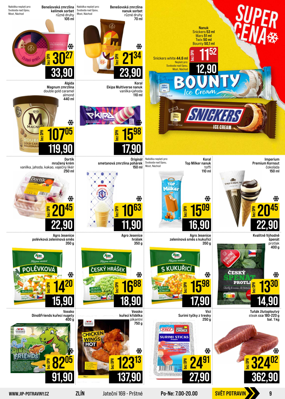 Leták JIP leták CC Cash & Carry - České Budějovice, Most, Náchod, Svoboda nad Úpou, Sušice - strana 9