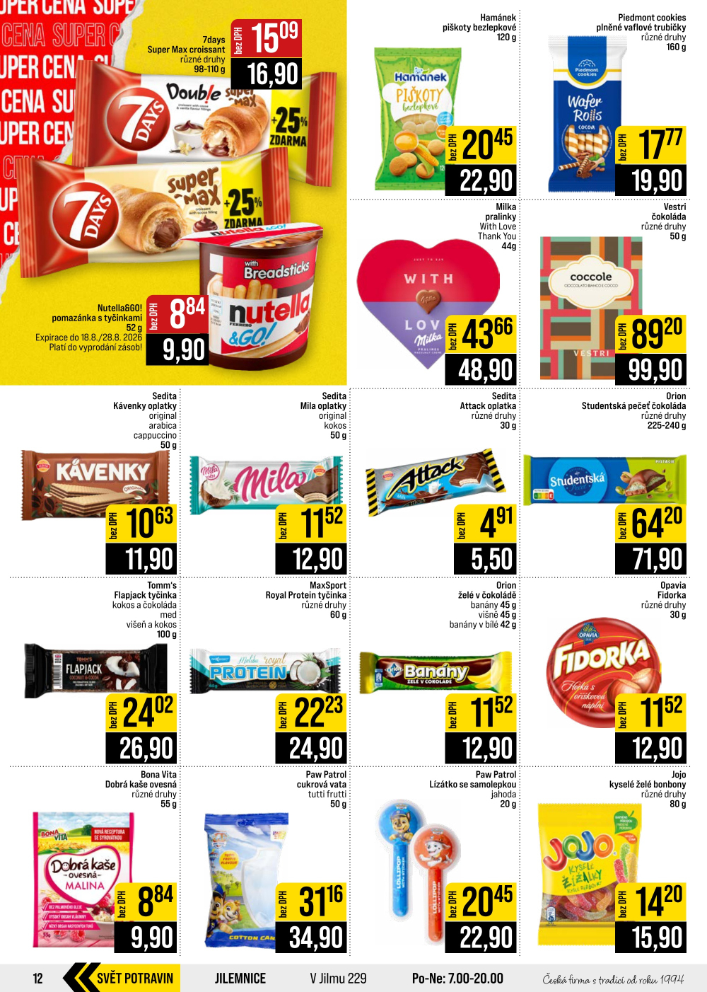 Leták JIP leták CC Cash & Carry - Brno, Ostrava, Praha, Polička, Olomouc, Karlovy Vary, Zlín, Jilemnice, Pardubice - strana 12