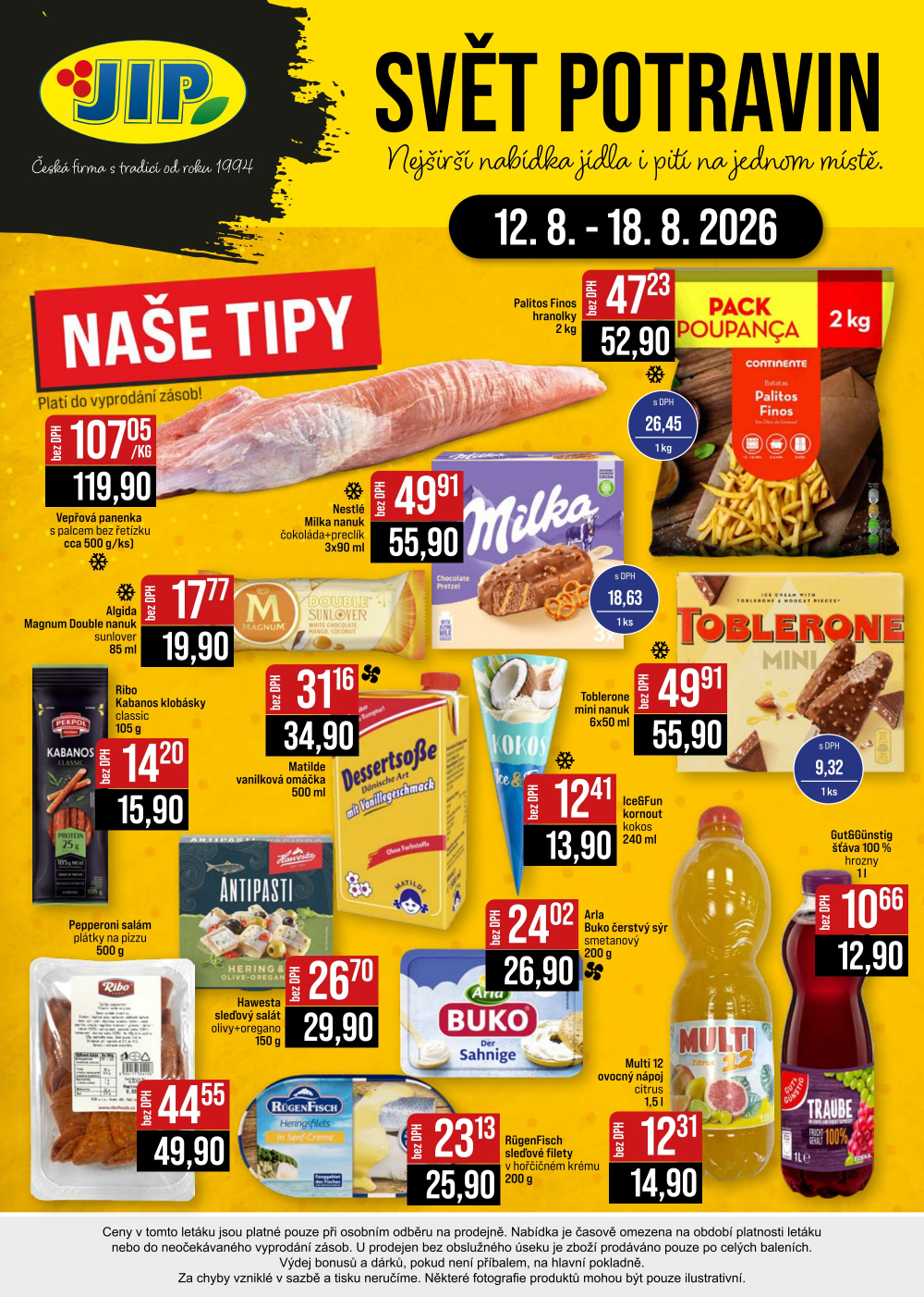 Leták JIP leták CC Cash & Carry - Brno, Ostrava, Praha, Polička, Olomouc, Karlovy Vary, Zlín, Jilemnice, Pardubice - strana 24
