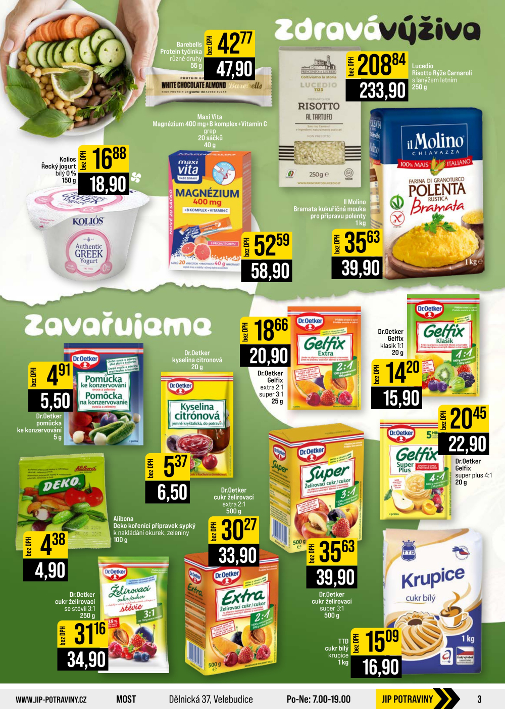 Leták JIP leták CC Cash & Carry - Brno, Ostrava, Praha, Polička, Olomouc, Karlovy Vary, Zlín, Jilemnice, Pardubice - strana 3