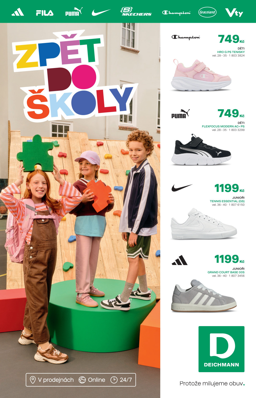 Leták DEICHMANN leták - Zpět do školy - strana 1