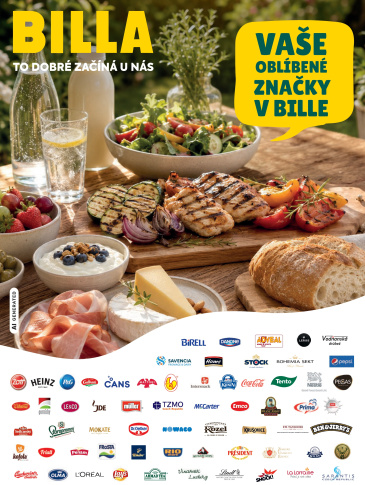 BILLA  leták - Vaše oblíbené značky v Bille