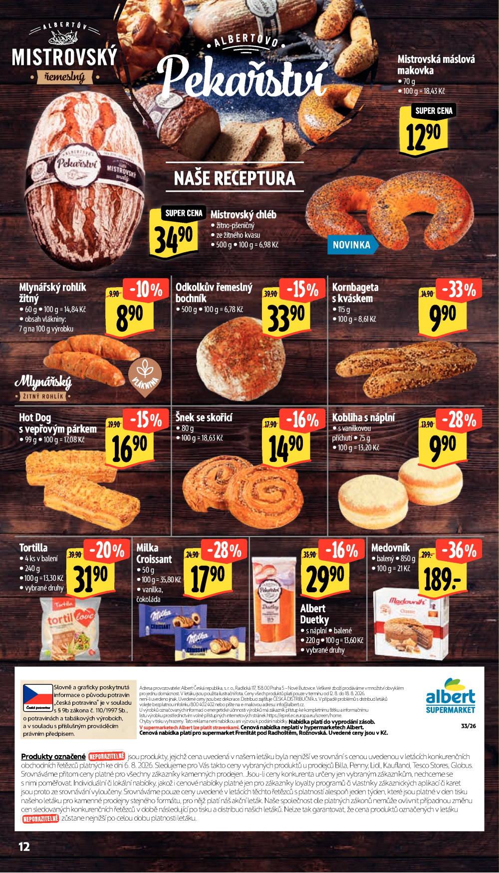 Leták Albert Supermarket leták - Frenštát pod Radhoštěm, Rožnovská - strana 20