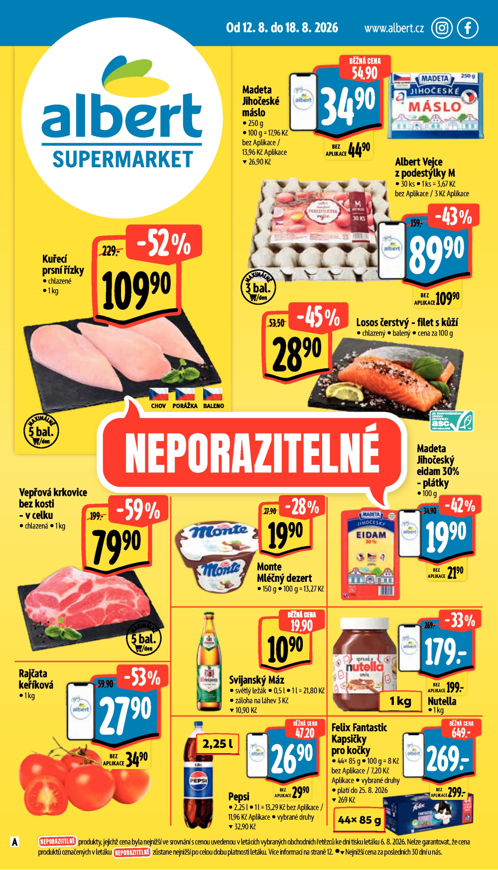 Leták Albert Supermarket leták - strana 1
