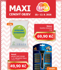 Akční leták Teta drogerie - Maxi cenový objev